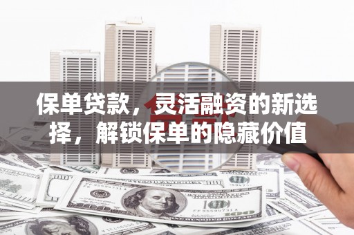 宁洱保单贷款，灵活融资的新选择，解锁保单的隐藏价值