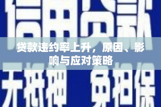 宁洱贷款违约率上升，原因、影响与应对策略