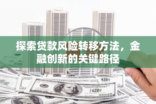 宁洱探索贷款风险转移方法，金融创新的关键路径
